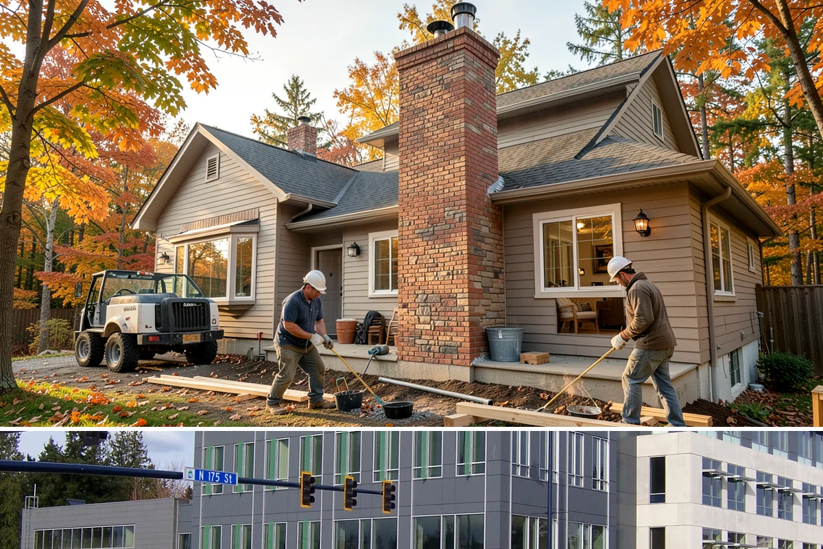 Garage Addition in Shoreline, King County, WA - Slab pours and framing are scheduled for dry summer conditions to ensure a sound cure and weather-tight shell.