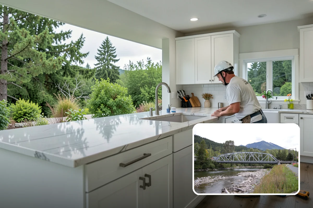 Garage Addition in Skykomish, King County, WA - Protects vehicles from rain and moisture
