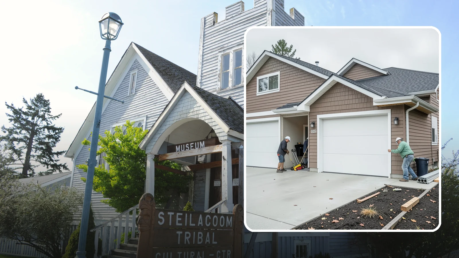 Garage Addition in Steilacoom, Pierce County, WA - A garage addition adds attached or detached covered parking and storage built to Washington code.