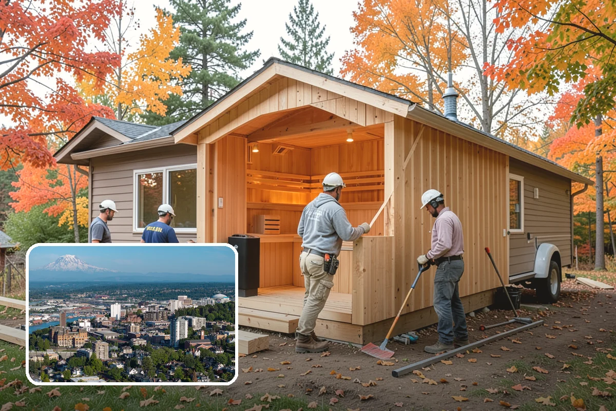 Garage Addition in Tacoma, Pierce County, WA - Protects vehicles from rain and moisture