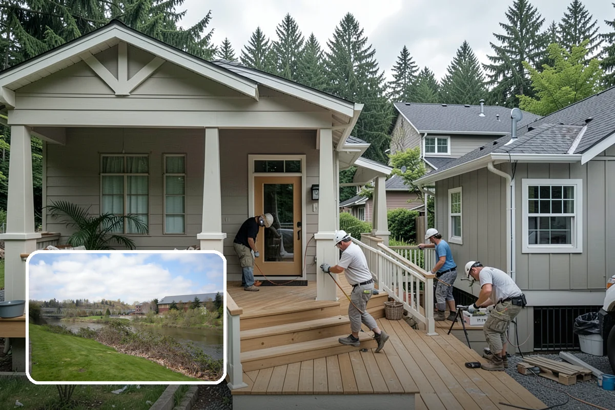 Garage Addition in Tukwila, King County, WA - Protects vehicles from rain and moisture