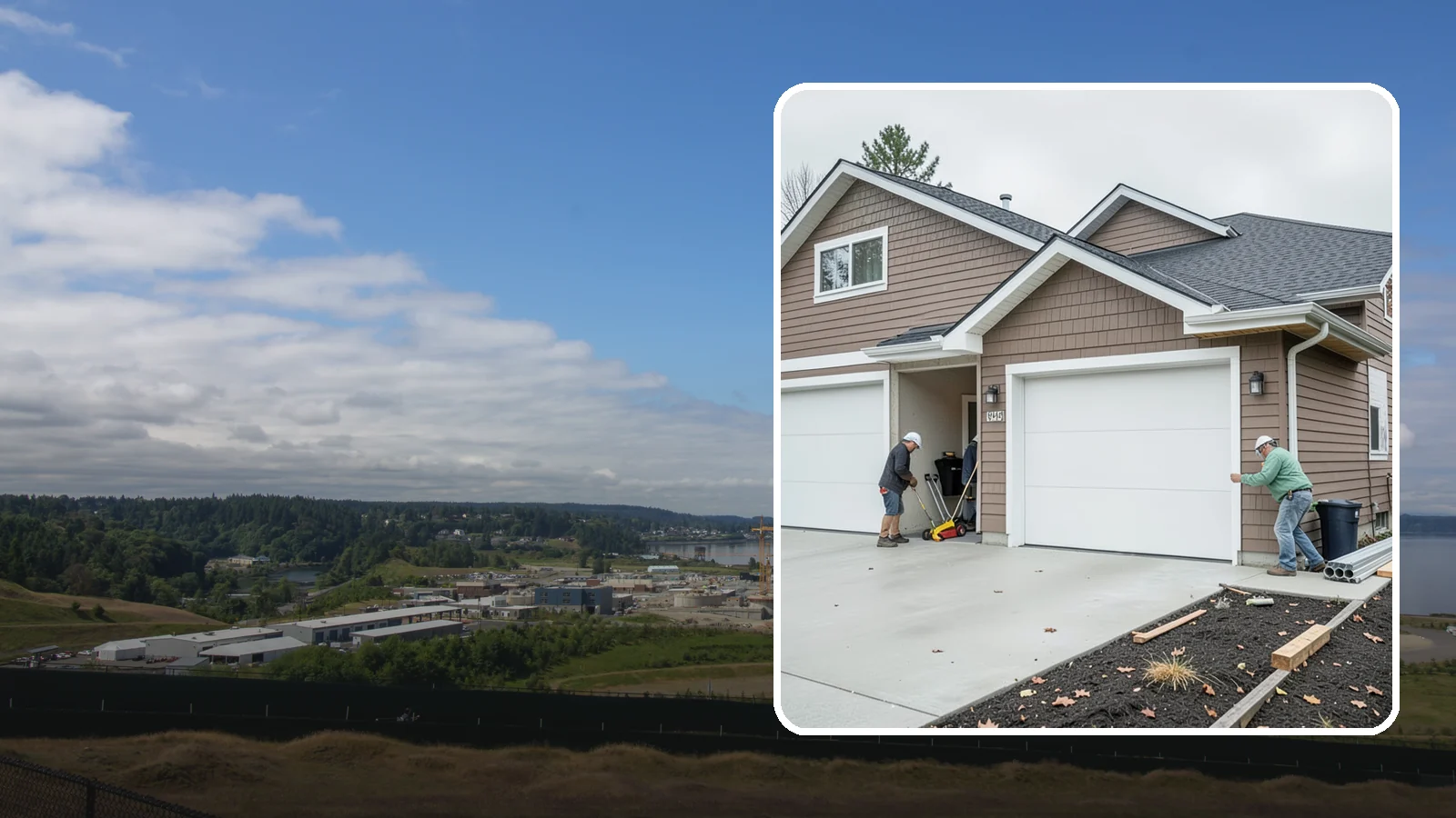 Garage Addition in University Place, Pierce County, WA - A garage addition adds attached or detached covered parking and storage built to Washington code.