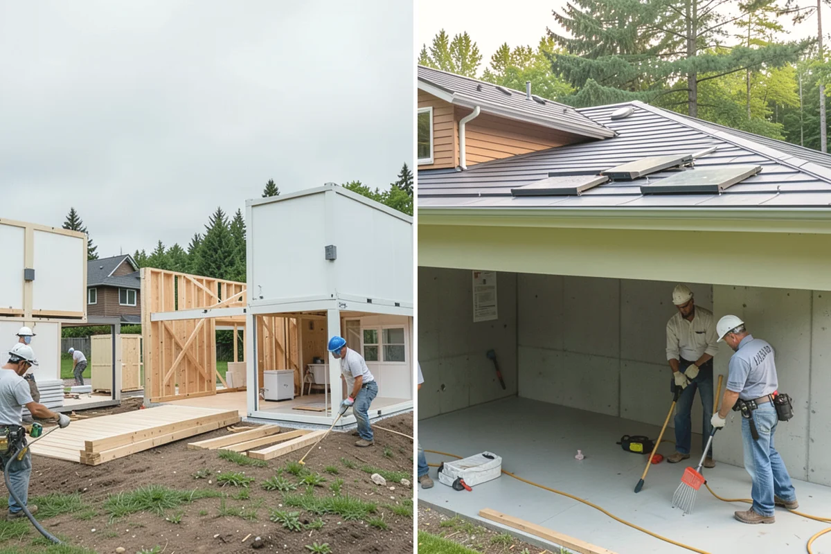 Garage ADU Conversion in Black Diamond, King County, WA - We assess the garage structure and utilities