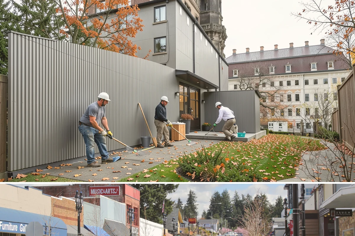 Garage ADU Conversion in Bothell, King County, WA - Garage conversions are largely interior work and can begin any season, making the rainy months a convenient time to start.