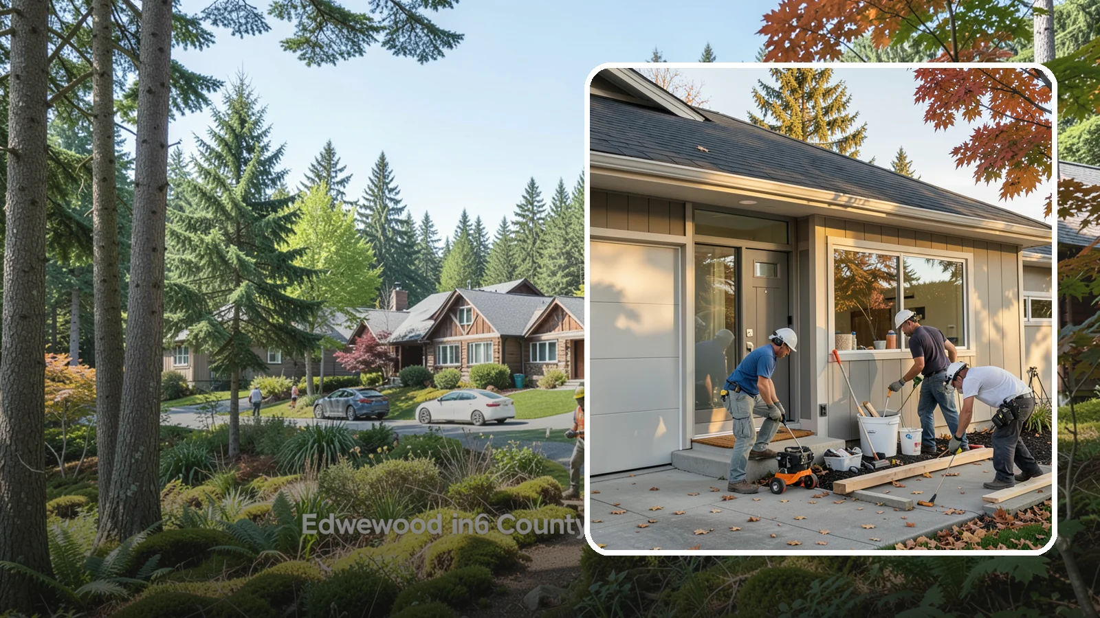 Garage ADU Conversion in Edgewood, Pierce County, WA - Garage ADU conversion that transforms your Western Washington garage into a comfortable, legal living unit.