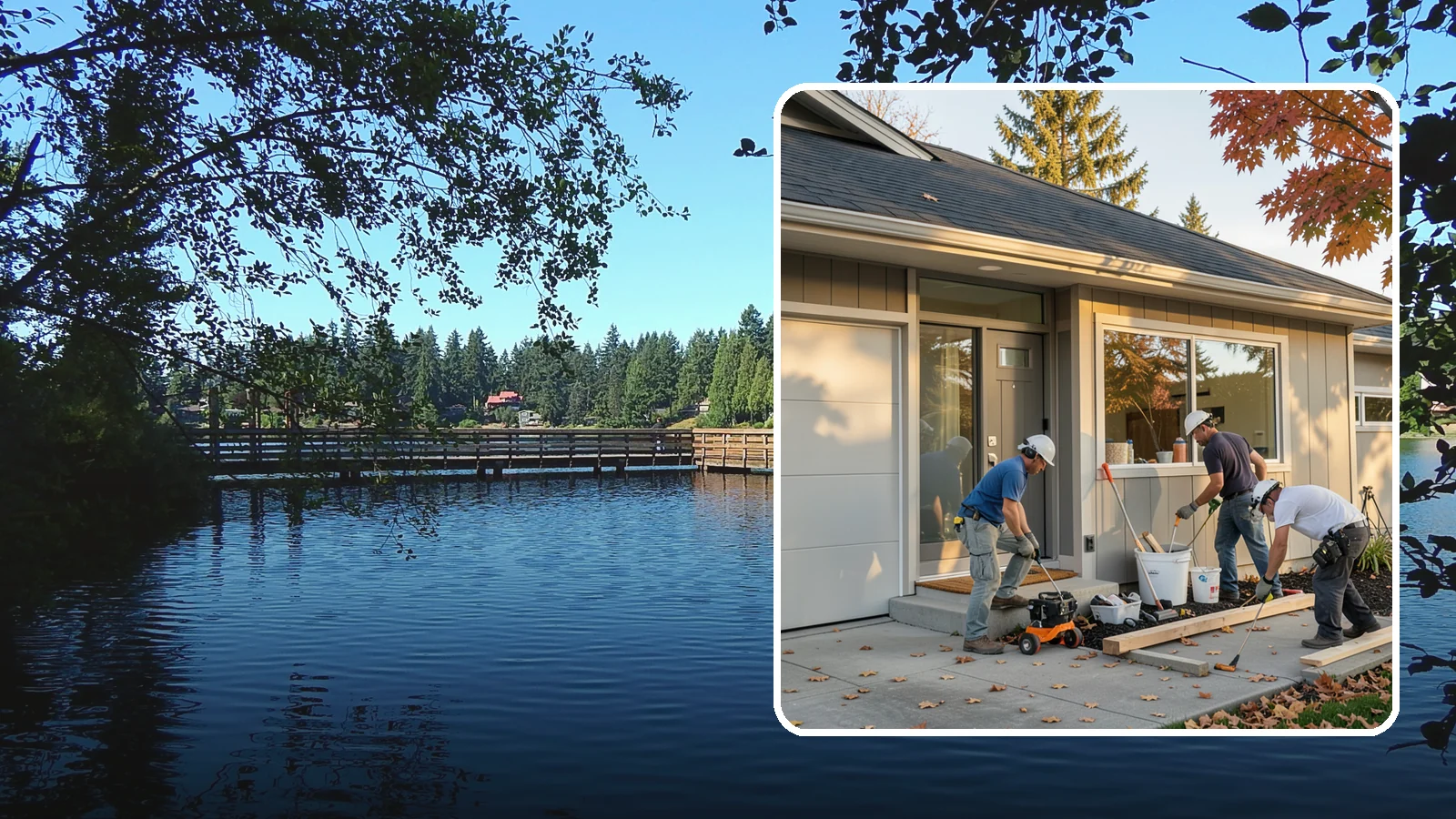 Garage ADU Conversion in Federal Way, King County, WA - Garage ADU conversion that transforms your Western Washington garage into a comfortable, legal living unit.