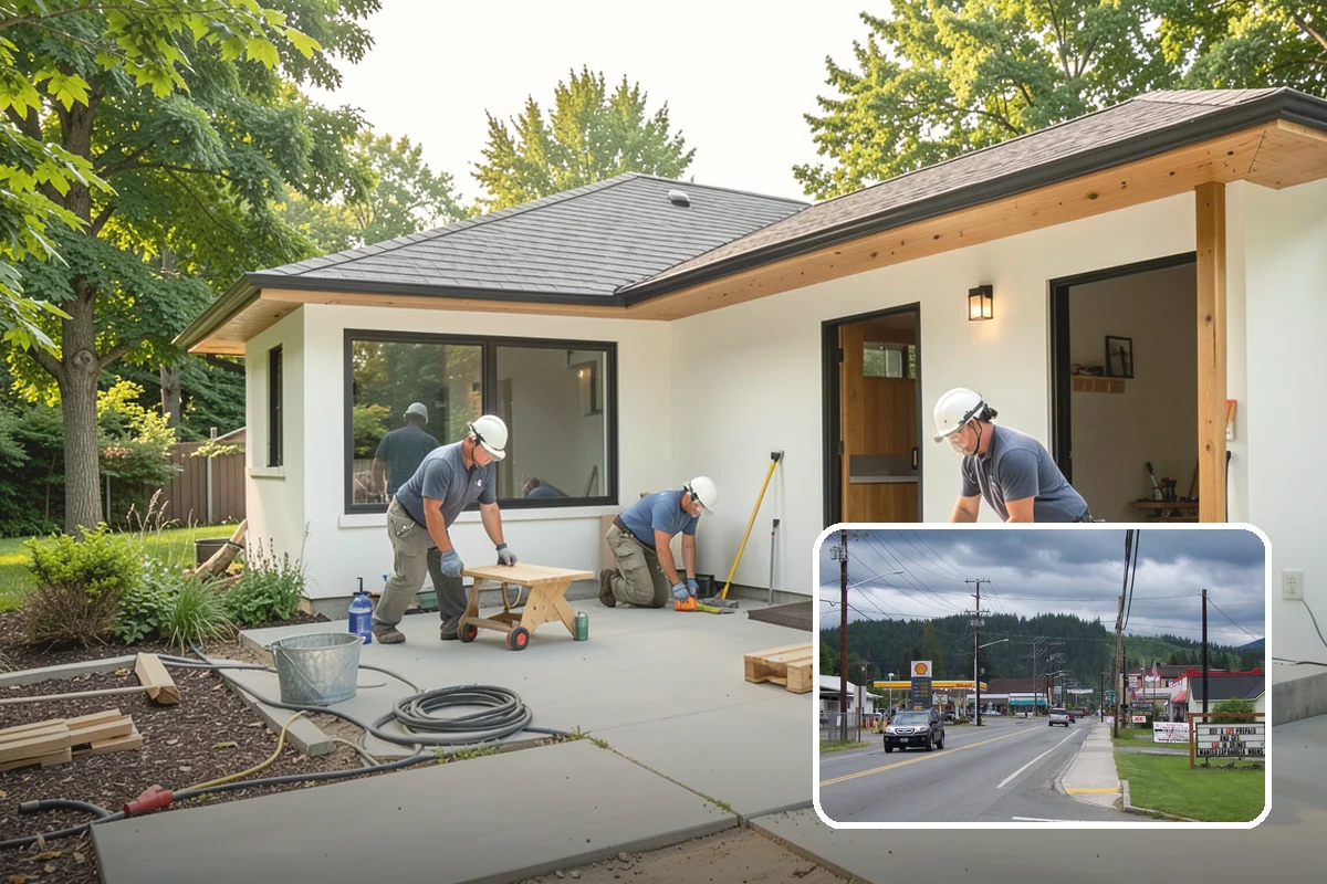 Garage ADU Conversion in Granite Falls, Snohomish County, WA - Cost-effective use of an existing structure