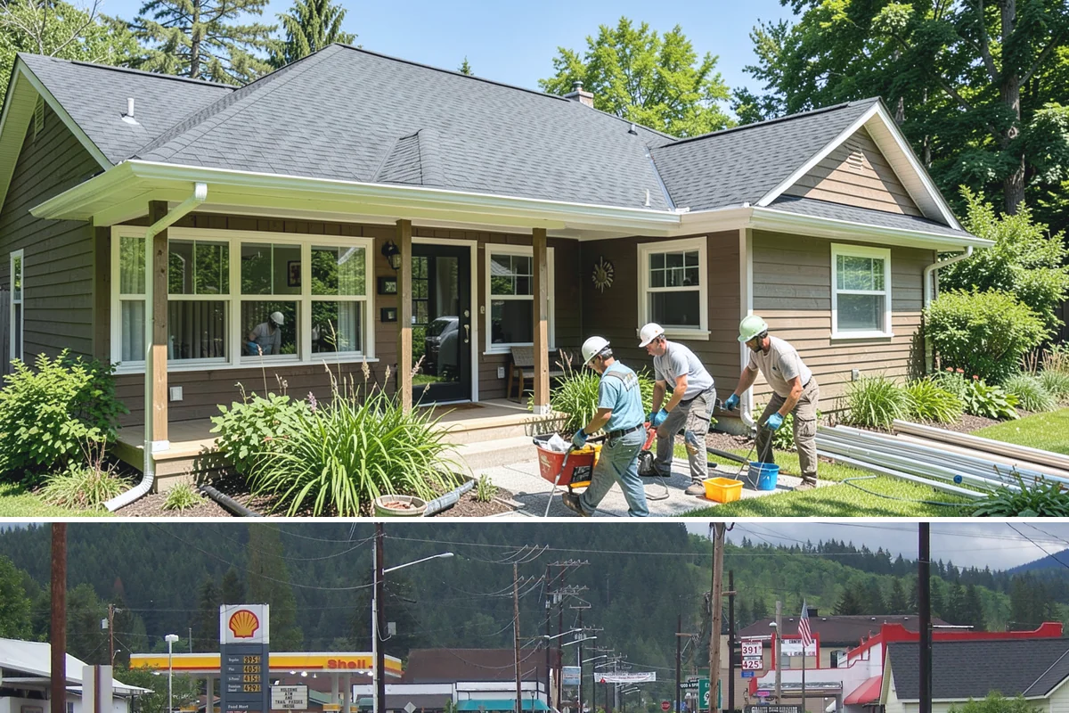 Garage ADU Conversion in Granite Falls, Snohomish County, WA - Garage conversions are largely interior work and can begin any season, making the rainy months a convenient time to start.