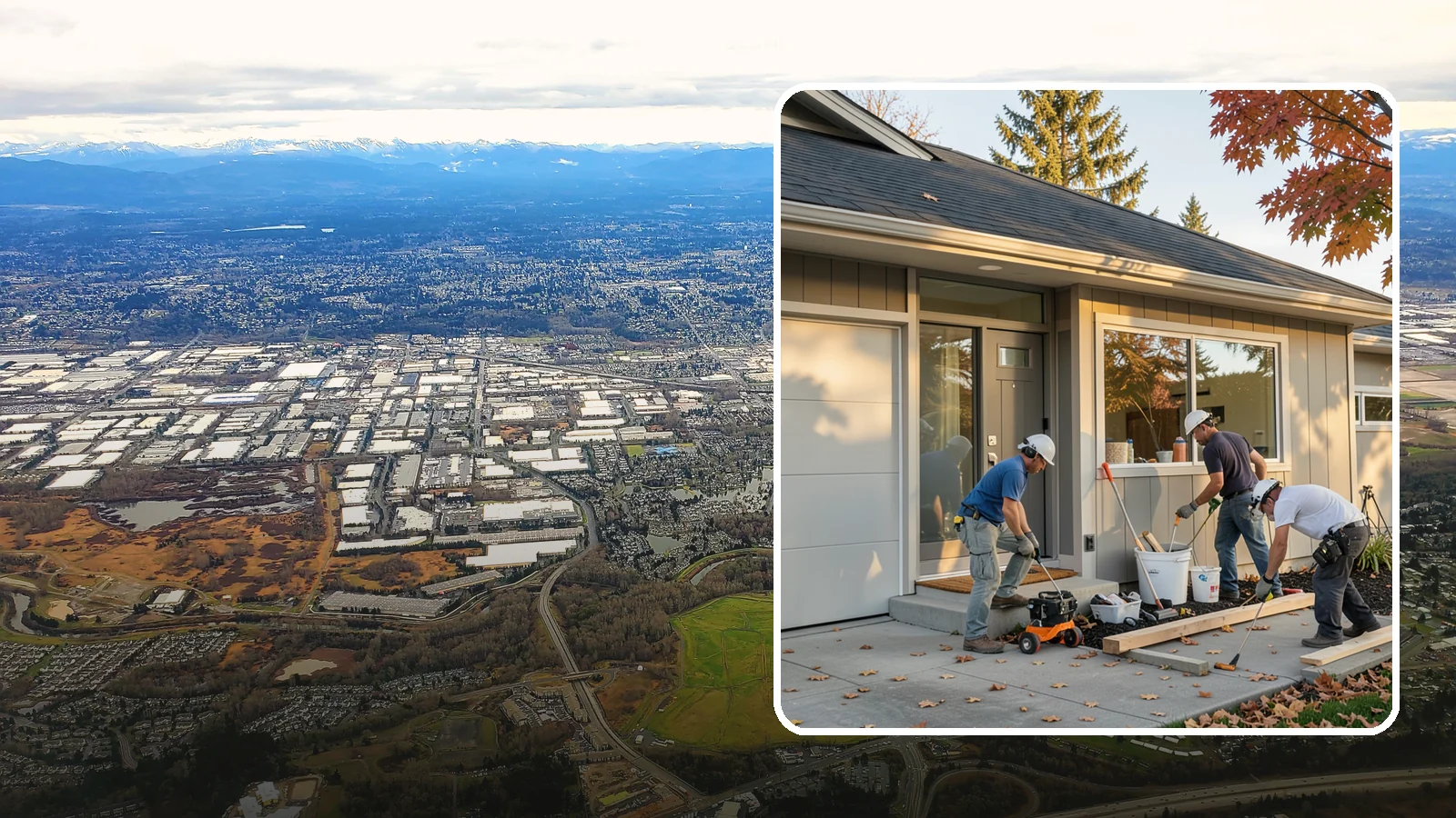 Garage ADU Conversion in Kent, King County, WA - Garage ADU conversion that transforms your Western Washington garage into a comfortable, legal living unit.
