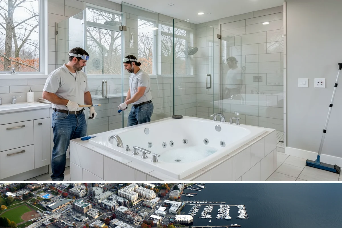 Garage ADU Conversion in Kirkland, King County, WA - Garage conversions are largely interior work and can begin any season, making the rainy months a convenient time to start.