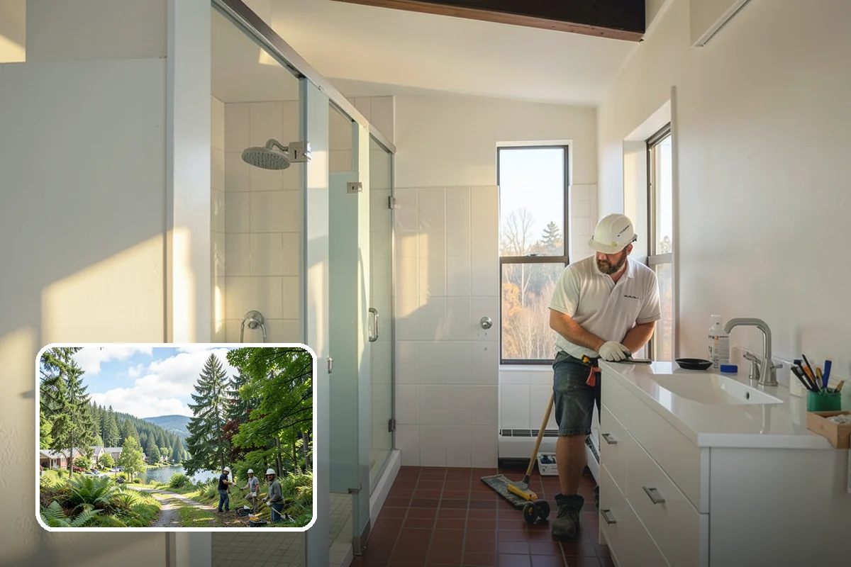 Garage ADU Conversion in Lake Forest Park, King County, WA - Cost-effective use of an existing structure