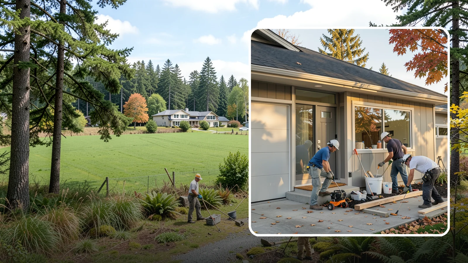 Garage ADU Conversion in Lyman, Skagit County, WA - Garage ADU conversion that transforms your Western Washington garage into a comfortable, legal living unit.