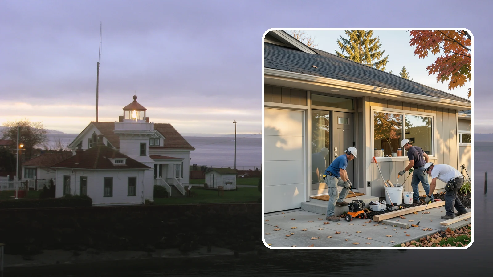 Garage ADU Conversion in Mukilteo, Snohomish County, WA - Garage ADU conversion that transforms your Western Washington garage into a comfortable, legal living unit.