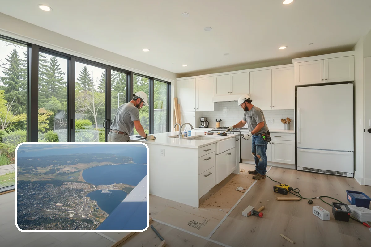 Garage ADU Conversion in Oak Harbor, Island County, WA - Cost-effective use of an existing structure