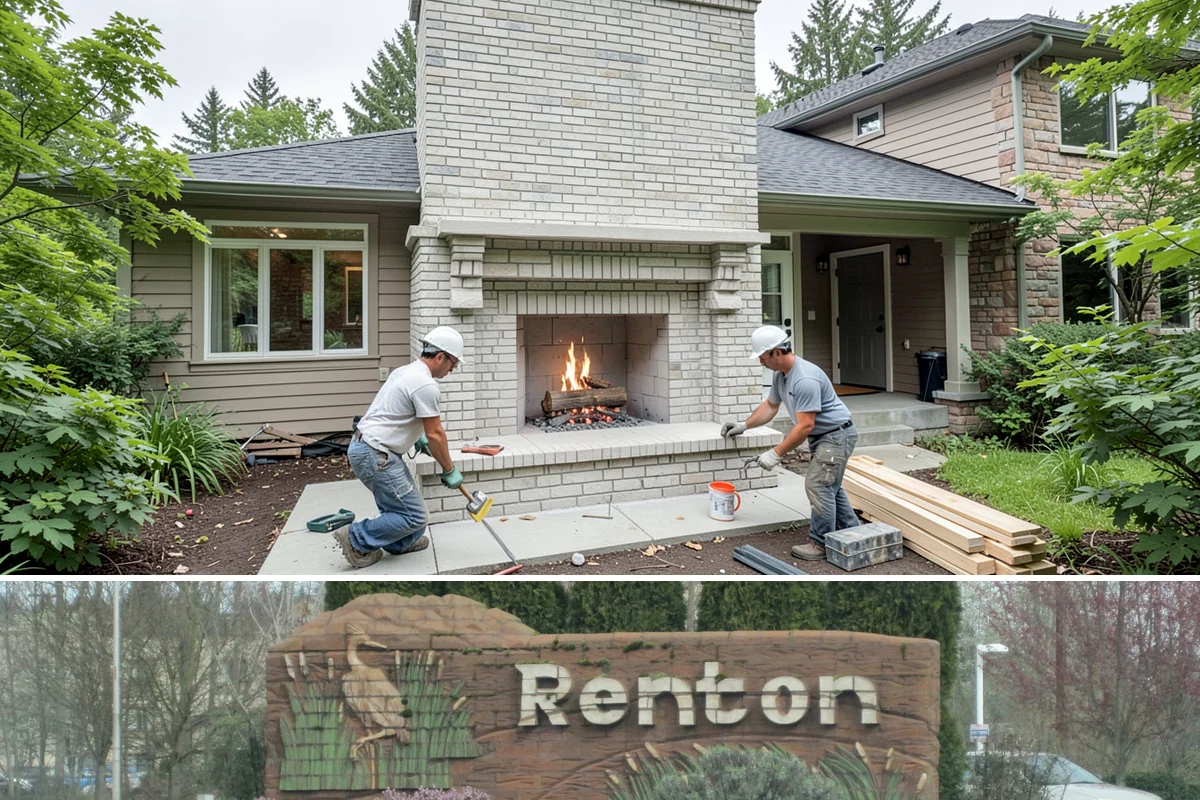 Garage ADU Conversion in Renton, King County, WA - Garage conversions are largely interior work and can begin any season, making the rainy months a convenient time to start.