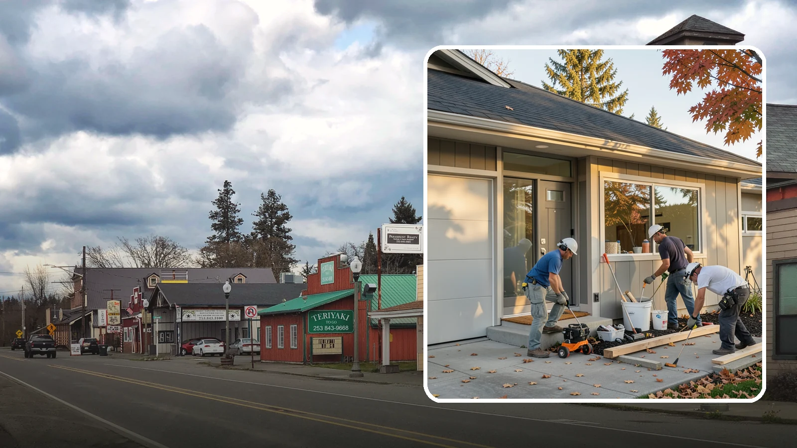 Garage ADU Conversion in Roy, Pierce County, WA - Garage ADU conversion that transforms your Western Washington garage into a comfortable, legal living unit.