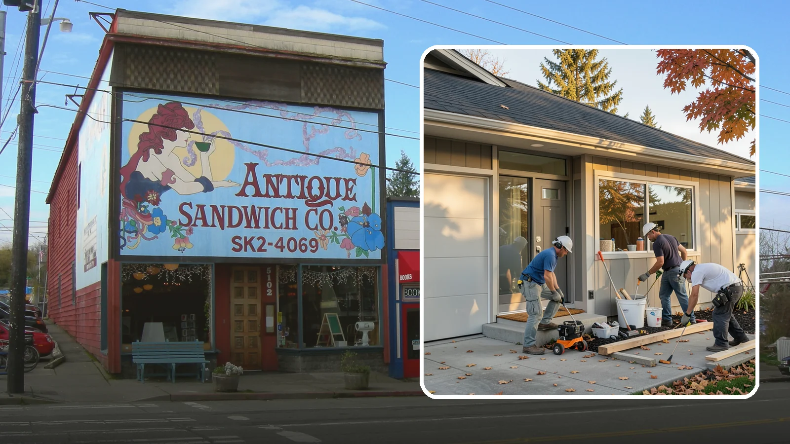 Garage ADU Conversion in Ruston, Pierce County, WA - Garage ADU conversion that transforms your Western Washington garage into a comfortable, legal living unit.