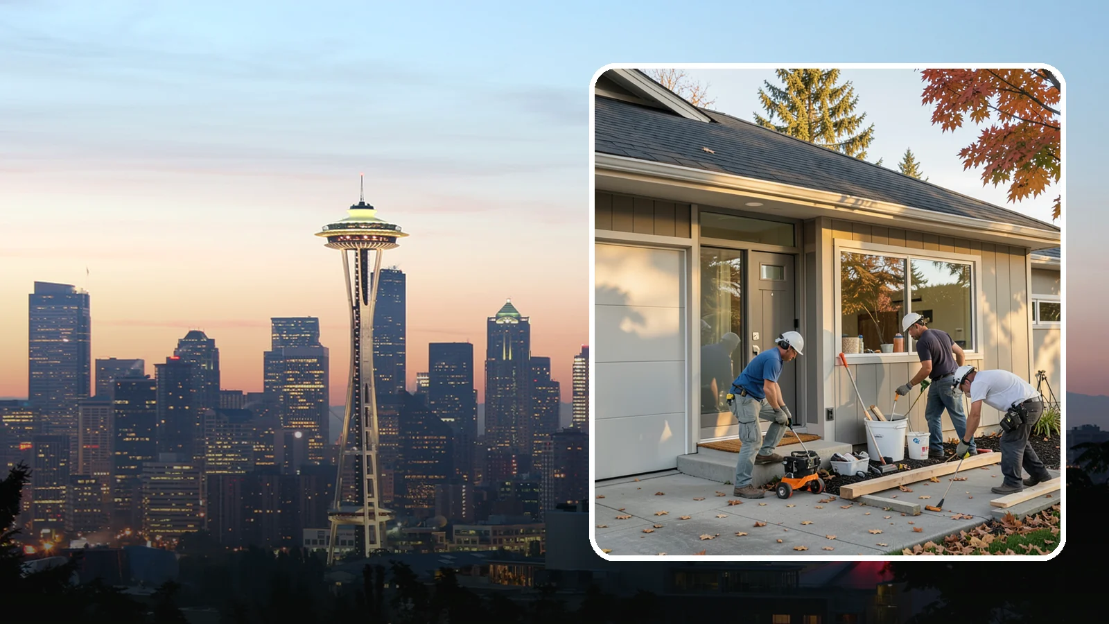 Garage ADU Conversion in Seattle, King County, WA - Garage ADU conversion that transforms your Western Washington garage into a comfortable, legal living unit.