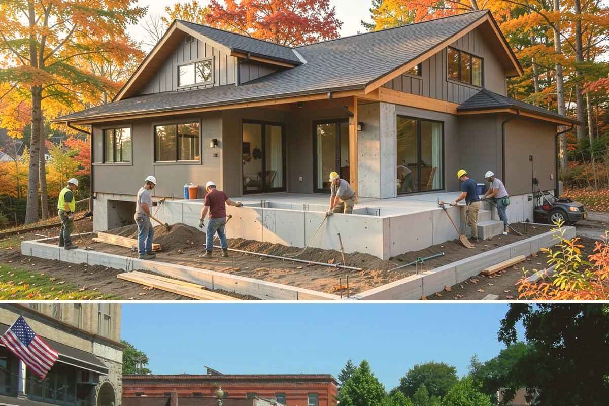 Garage ADU Conversion in Snohomish, Snohomish County, WA - Garage conversions are largely interior work and can begin any season, making the rainy months a convenient time to start.