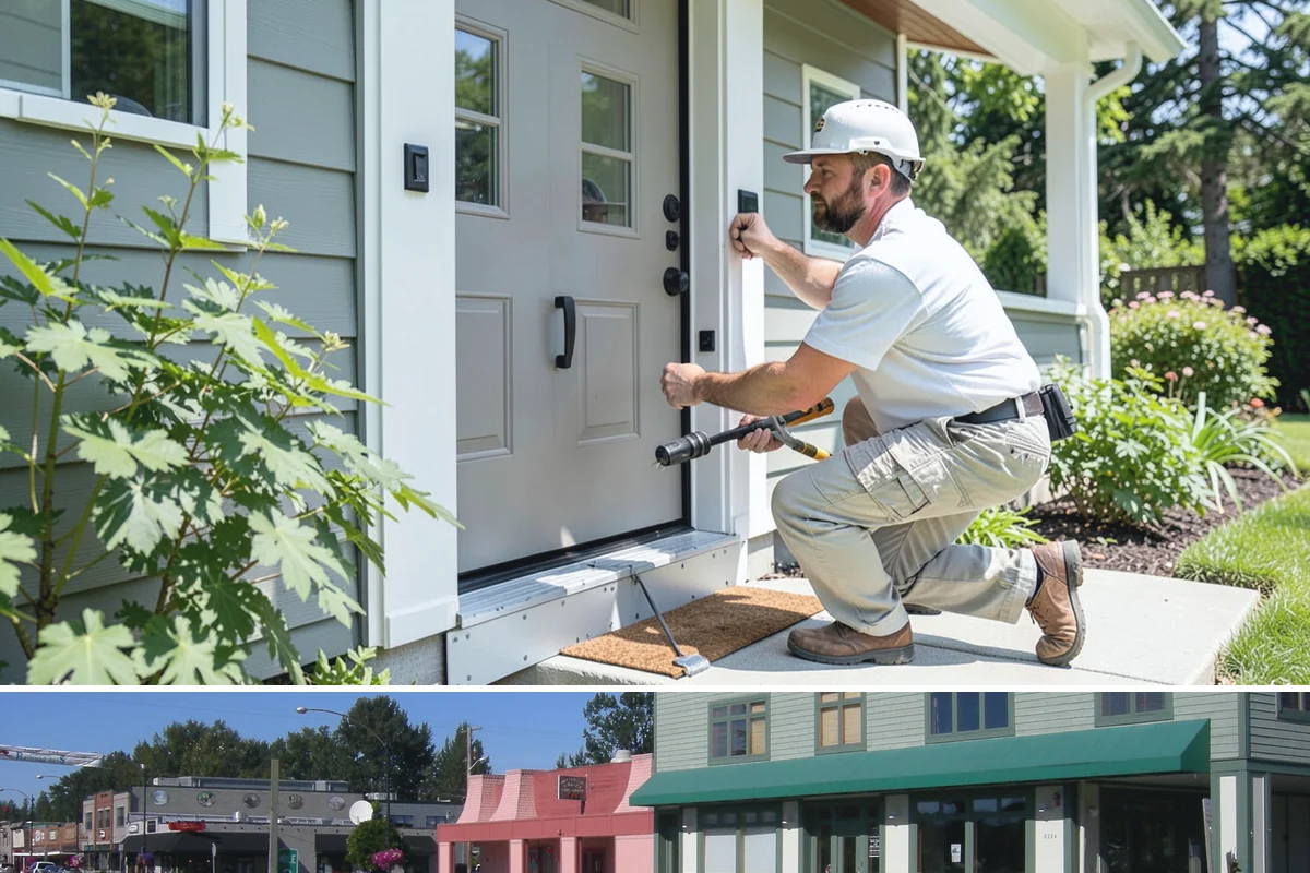 Garage ADU Conversion in Snoqualmie, King County, WA - Garage conversions are largely interior work and can begin any season, making the rainy months a convenient time to start.