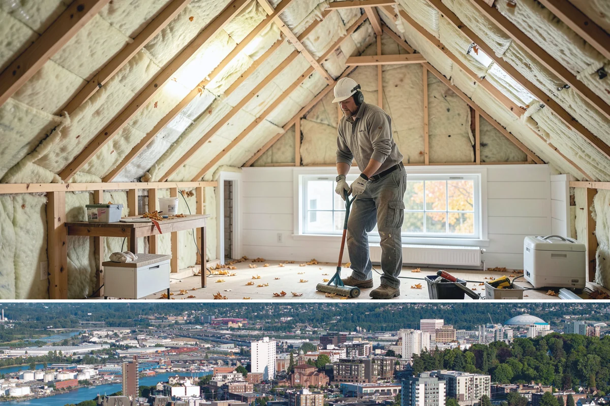 Garage ADU Conversion in Tacoma, Pierce County, WA - Garage conversions are largely interior work and can begin any season, making the rainy months a convenient time to start.