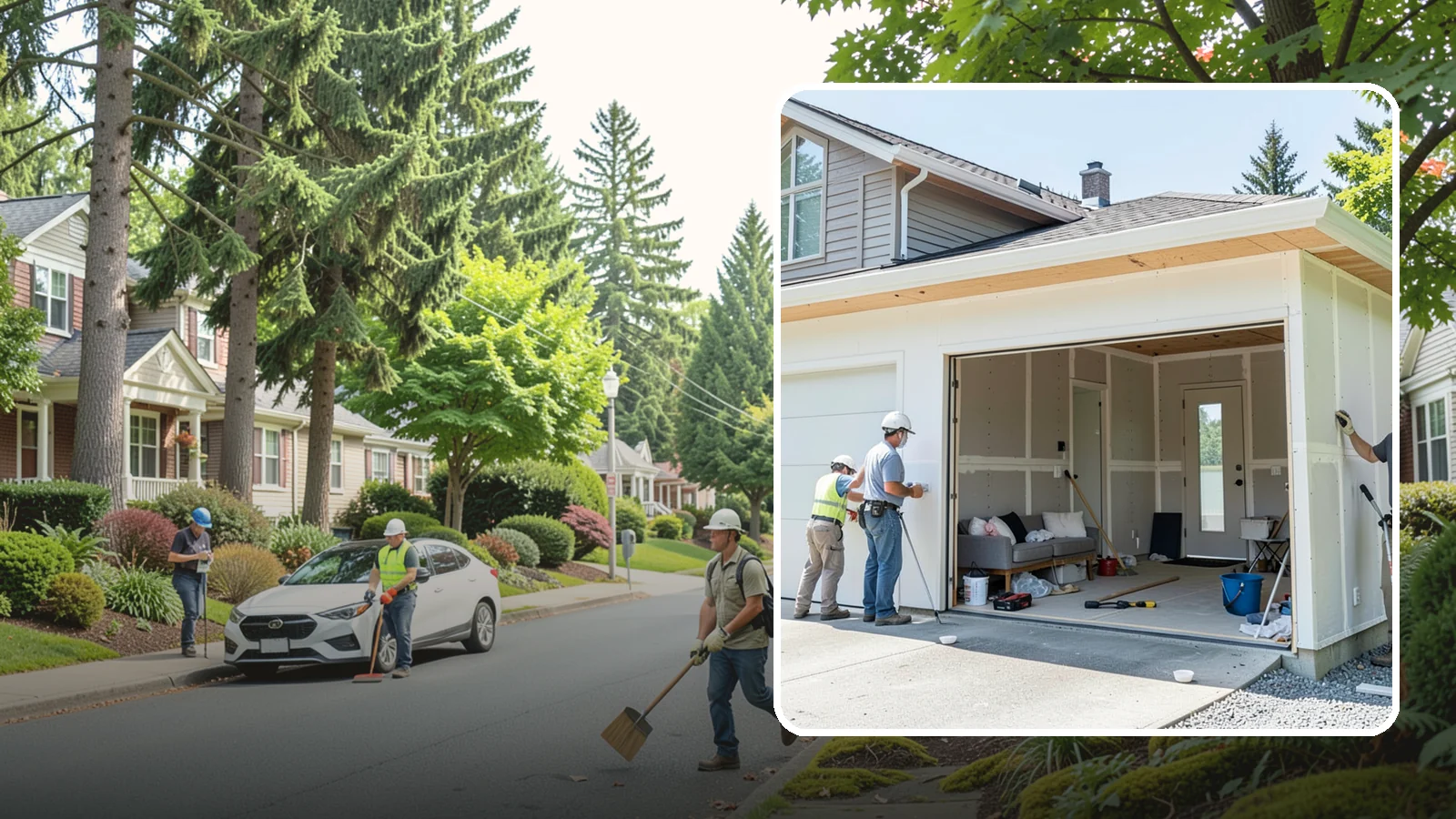 Garage Apartment Construction in Beaux Arts Village, King County, WA - A garage apartment adds a full living unit above or beside a garage for guests, family, or rental income.