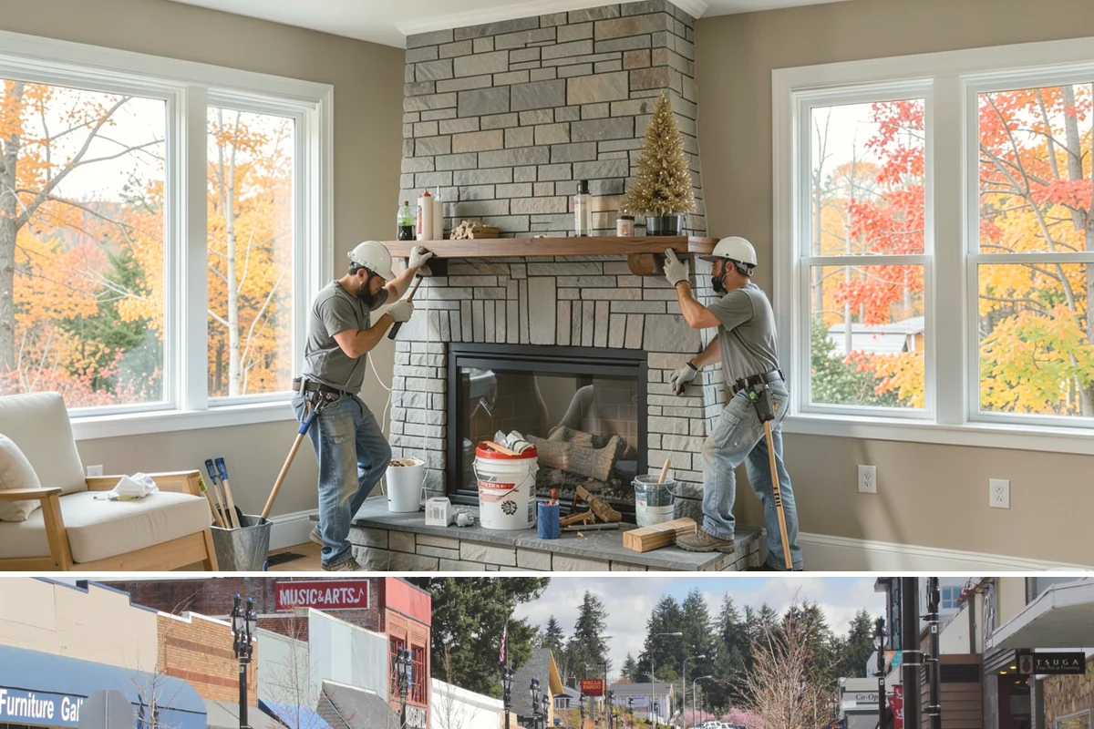 Garage Apartment Construction in Bothell, King County, WA - We prioritize framing and roofing the two-level structure during summer to keep it weather-tight before fall.