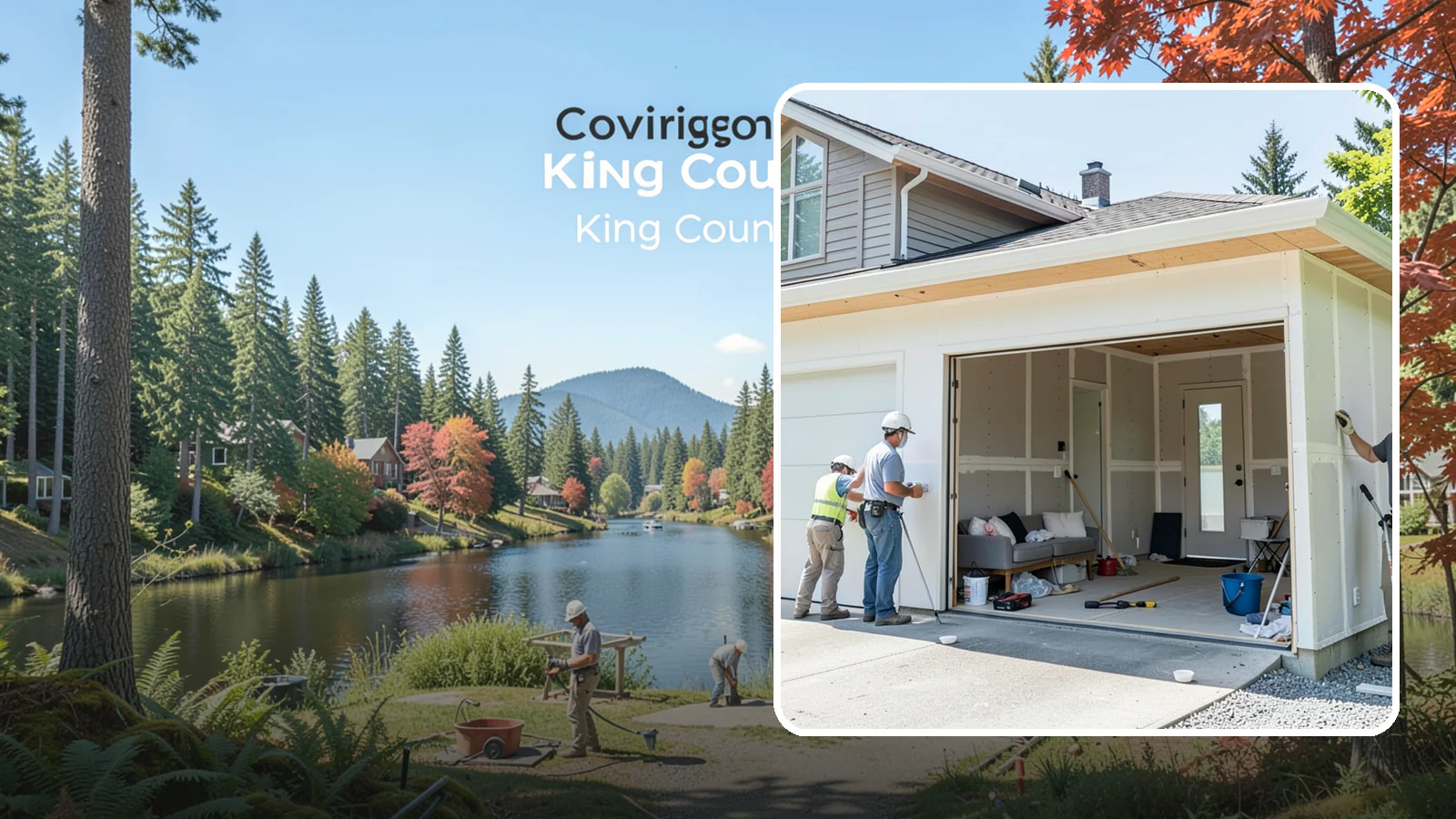 Garage Apartment Construction in Covington, King County, WA - A garage apartment adds a full living unit above or beside a garage for guests, family, or rental income.