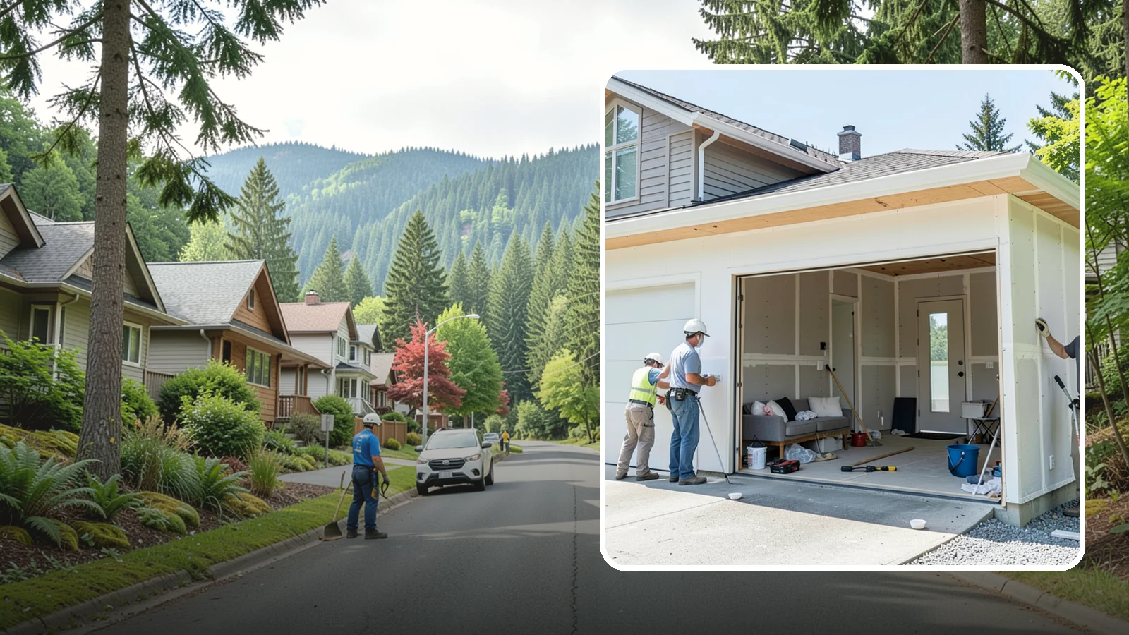 Garage Apartment Construction in Darrington, Snohomish County, WA - A garage apartment adds a full living unit above or beside a garage for guests, family, or rental income.