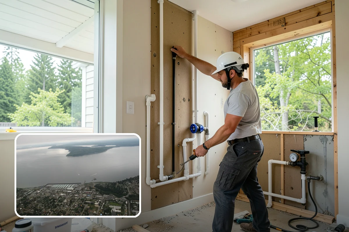 Garage Apartment Construction in Des Moines, King County, WA - Creates potential rental or guest income