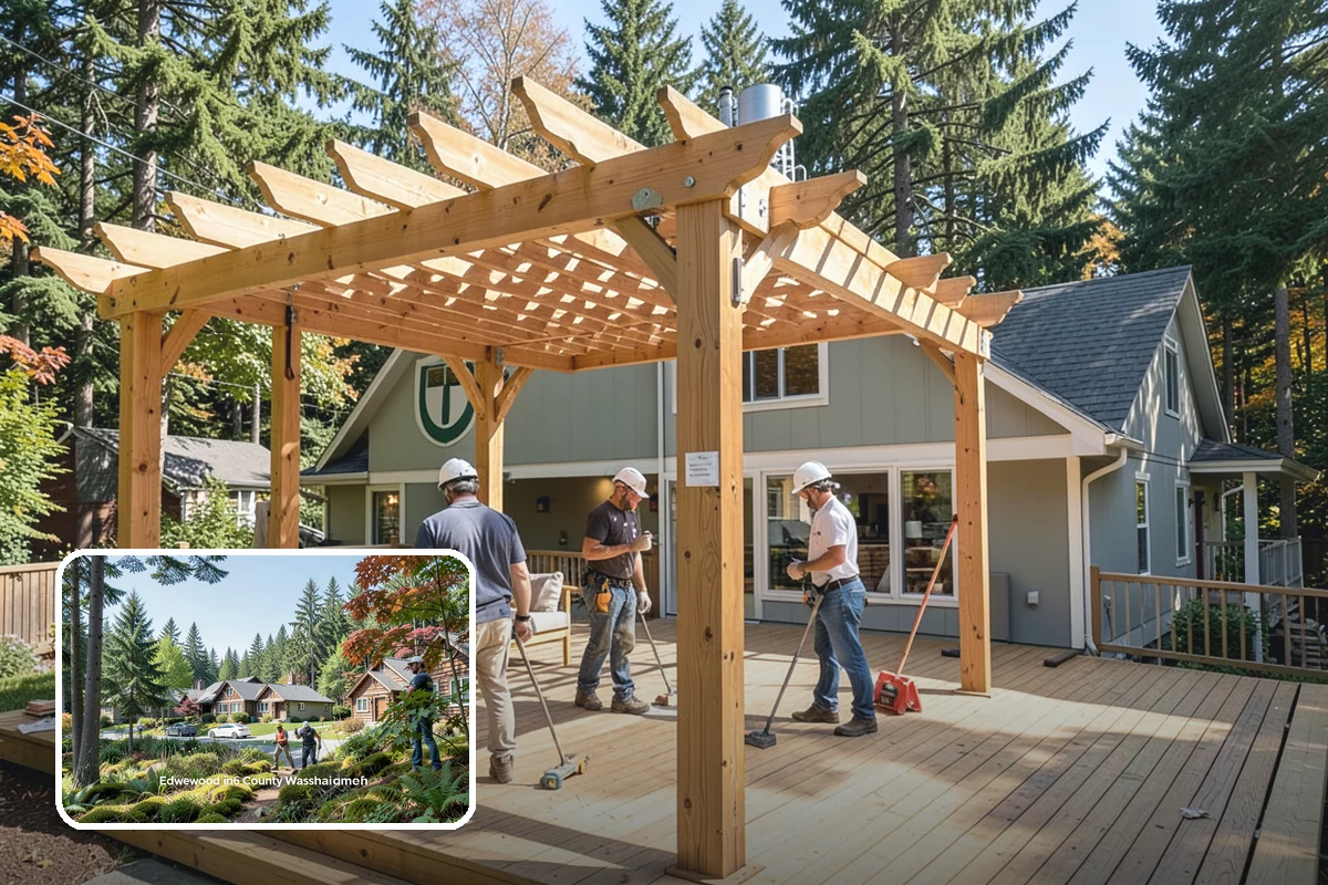 Garage Apartment Construction in Edgewood, Pierce County, WA - Creates potential rental or guest income
