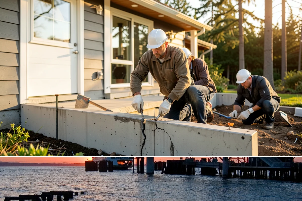 Garage Apartment Construction in Edmonds, Snohomish County, WA - We prioritize framing and roofing the two-level structure during summer to keep it weather-tight before fall.