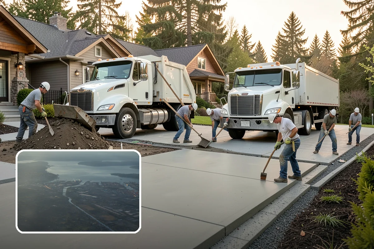 Garage Apartment Construction in Fife, Pierce County, WA - Creates potential rental or guest income