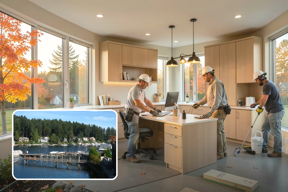 Garage Apartment Construction in Gig Harbor, Pierce County, WA - Creates potential rental or guest income