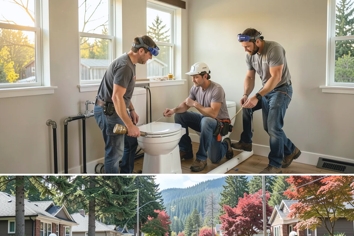 Garage Apartment Construction in Hunts Point, King County, WA - We prioritize framing and roofing the two-level structure during summer to keep it weather-tight before fall.