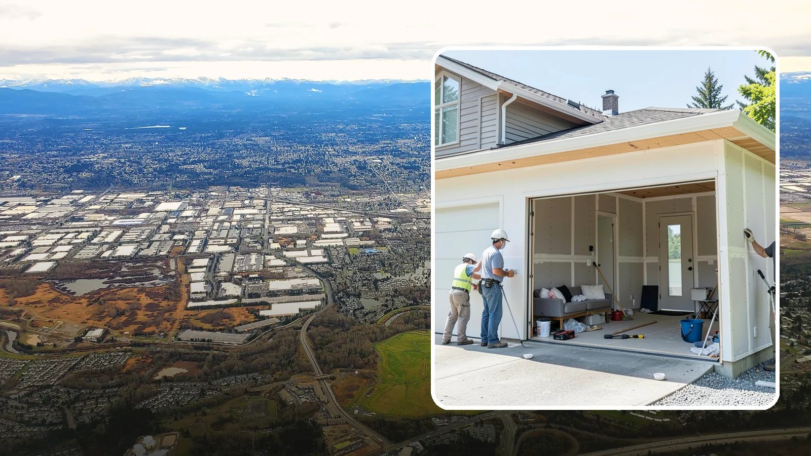 Garage Apartment Construction in Kent, King County, WA - A garage apartment adds a full living unit above or beside a garage for guests, family, or rental income.
