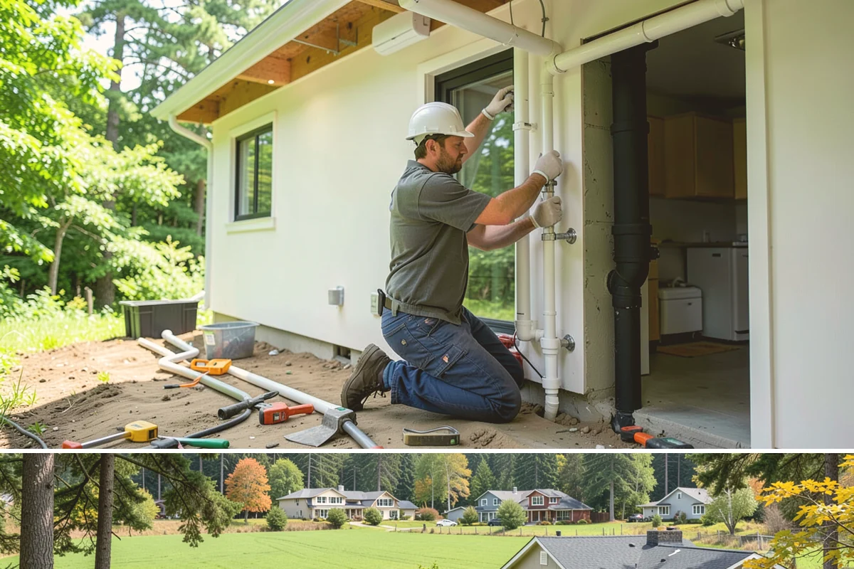Garage Apartment Construction in Lyman, Skagit County, WA - We prioritize framing and roofing the two-level structure during summer to keep it weather-tight before fall.