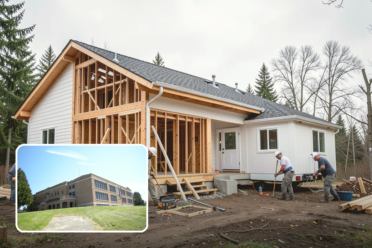 Garage Apartment Construction in Maple Valley, King County, WA - Creates potential rental or guest income