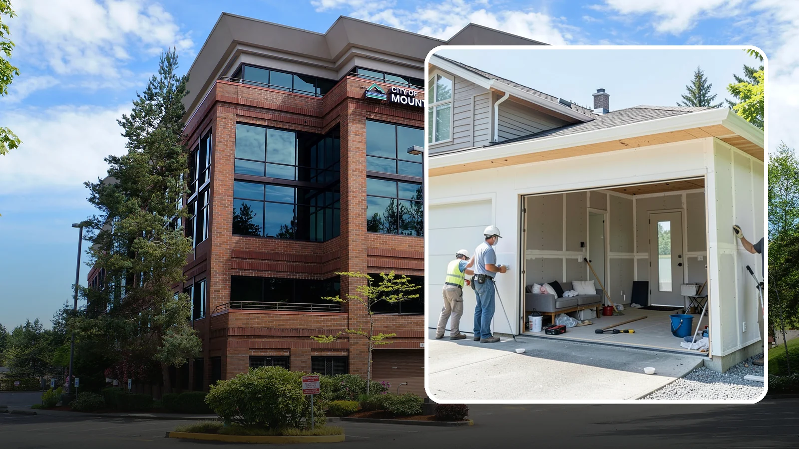 Garage Apartment Construction in Mountlake Terrace, Snohomish County, WA - A garage apartment adds a full living unit above or beside a garage for guests, family, or rental income.