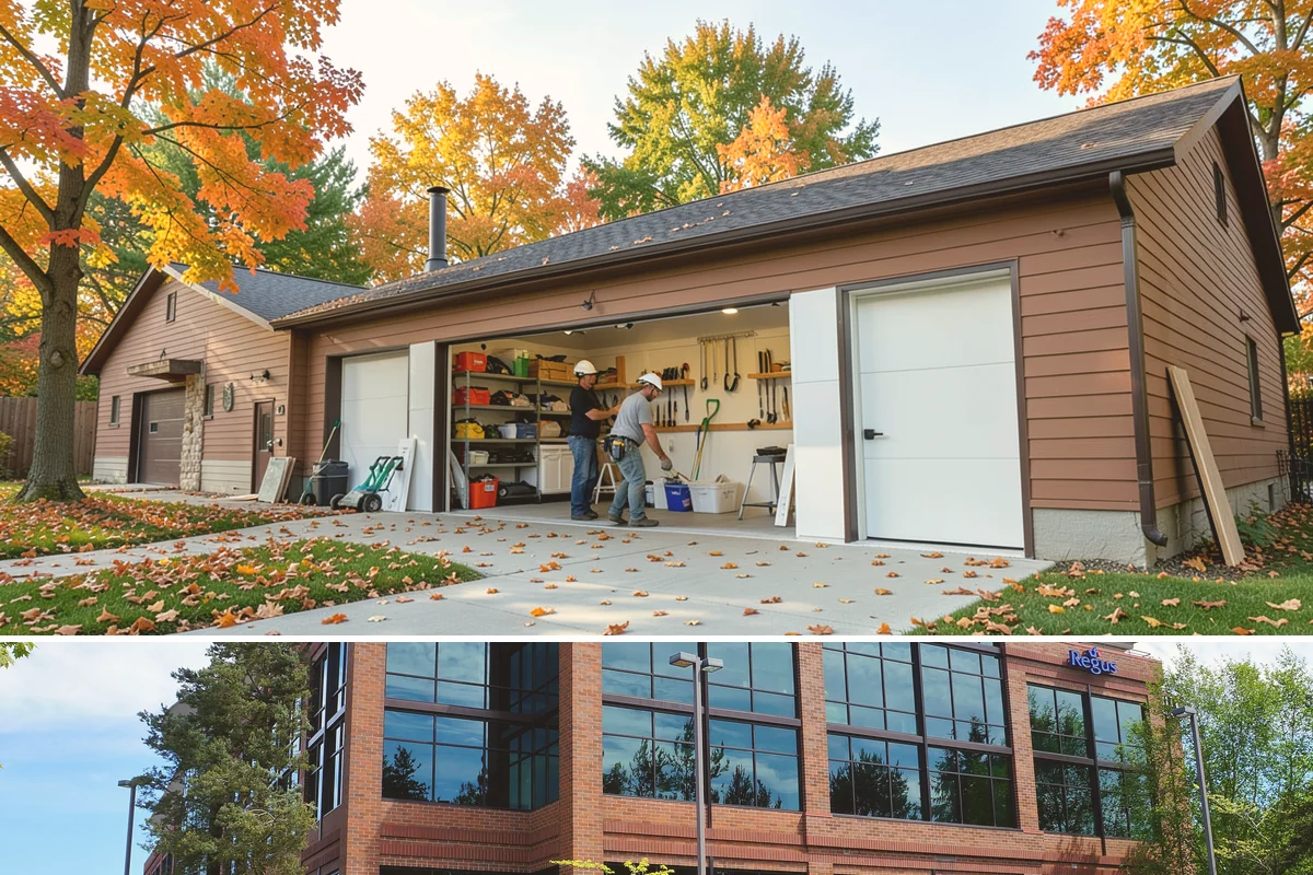 Garage Apartment Construction in Mountlake Terrace, Snohomish County, WA - We prioritize framing and roofing the two-level structure during summer to keep it weather-tight before fall.