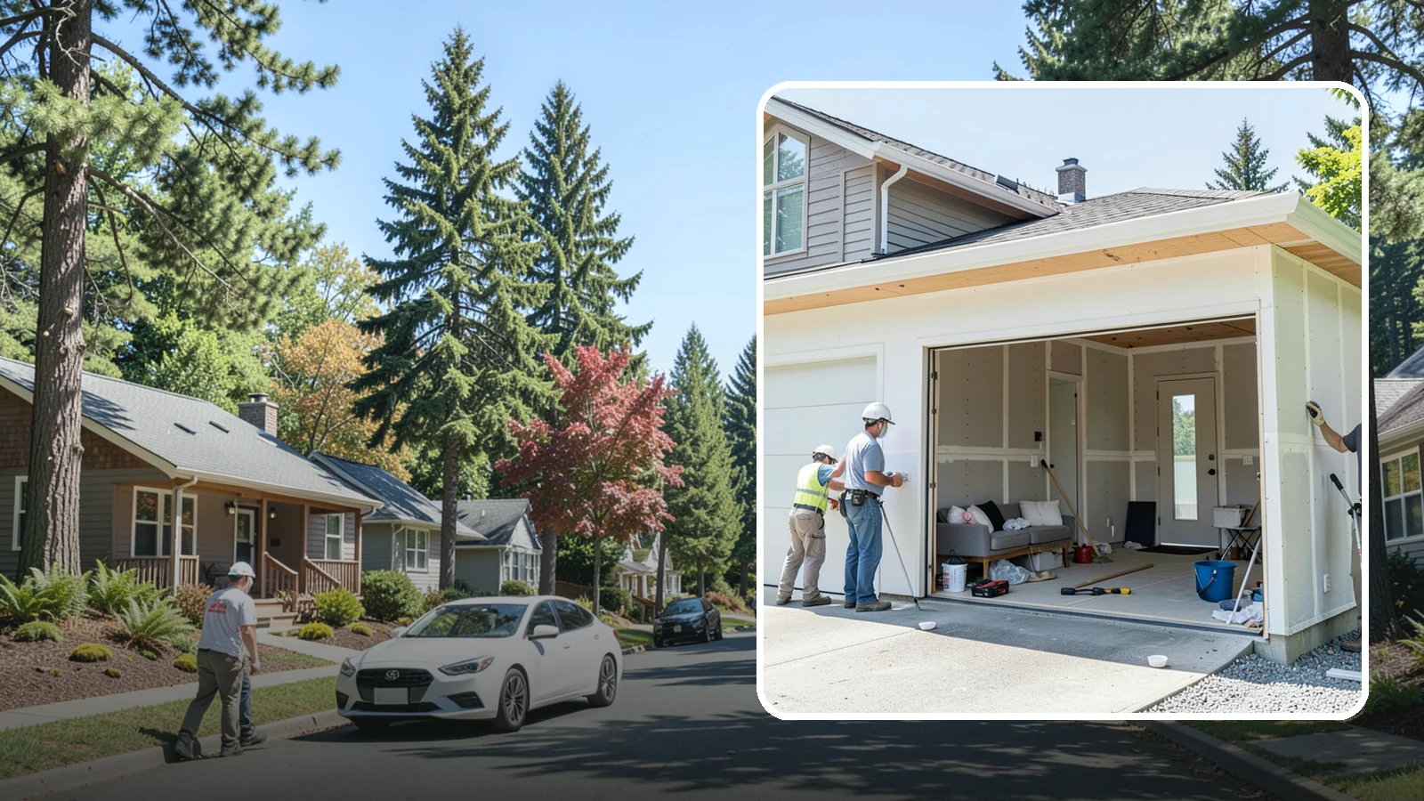 Garage Apartment Construction in Orting, Pierce County, WA - A garage apartment adds a full living unit above or beside a garage for guests, family, or rental income.