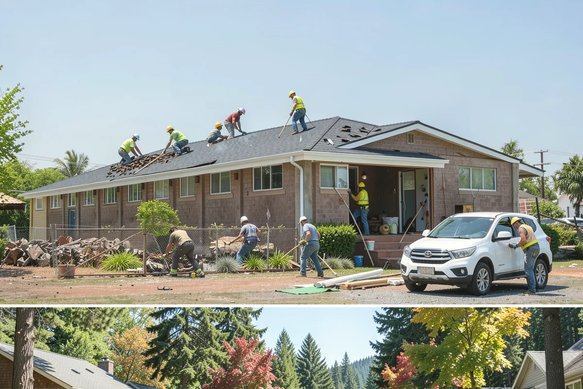 Garage Apartment Construction in Orting, Pierce County, WA - We prioritize framing and roofing the two-level structure during summer to keep it weather-tight before fall.
