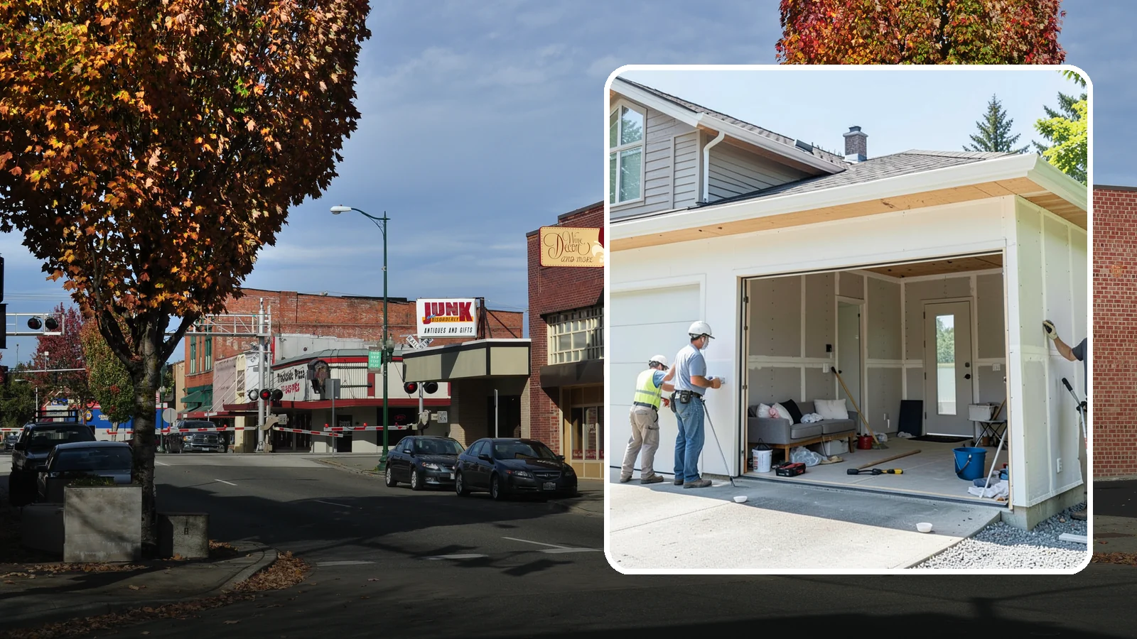 Garage Apartment Construction in Puyallup, Pierce County, WA - A garage apartment adds a full living unit above or beside a garage for guests, family, or rental income.