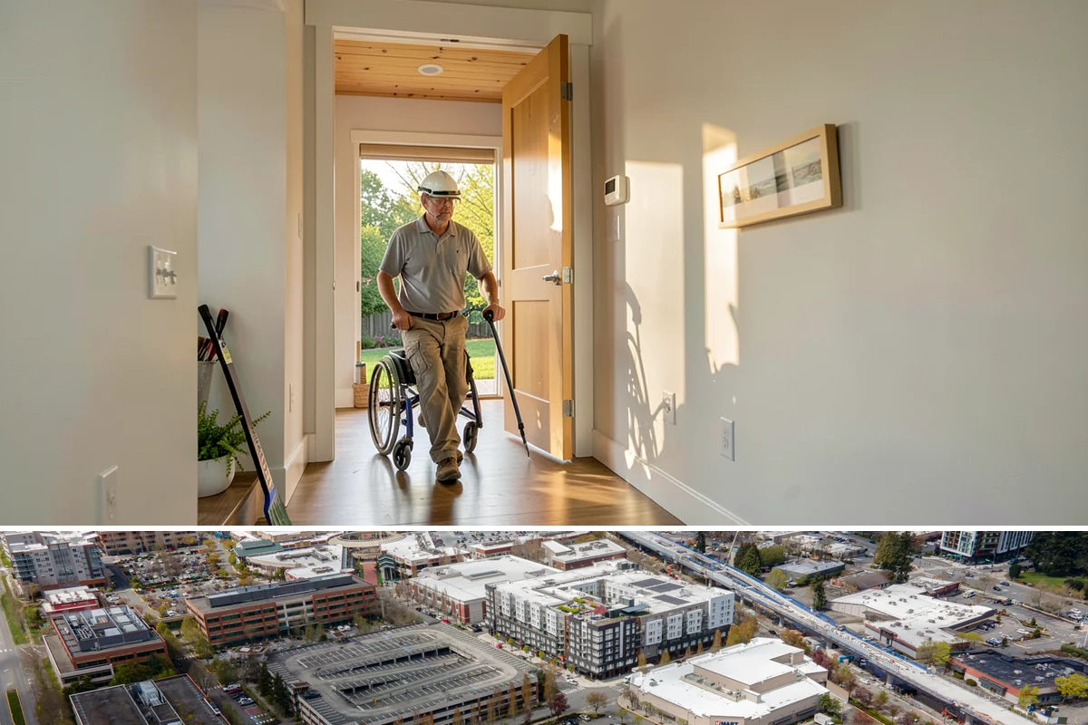 Garage Apartment Construction in Redmond, King County, WA - We prioritize framing and roofing the two-level structure during summer to keep it weather-tight before fall.