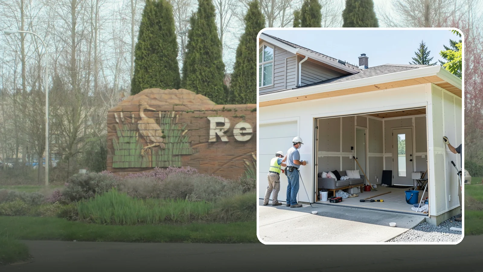 Garage Apartment Construction in Renton, King County, WA - A garage apartment adds a full living unit above or beside a garage for guests, family, or rental income.