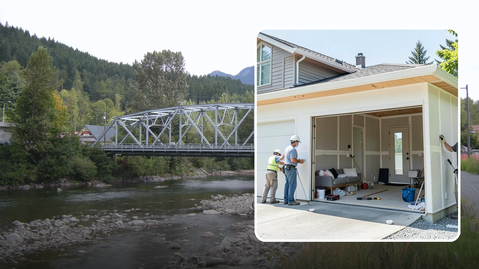 Garage Apartment Construction in Skykomish, King County, WA - A garage apartment adds a full living unit above or beside a garage for guests, family, or rental income.