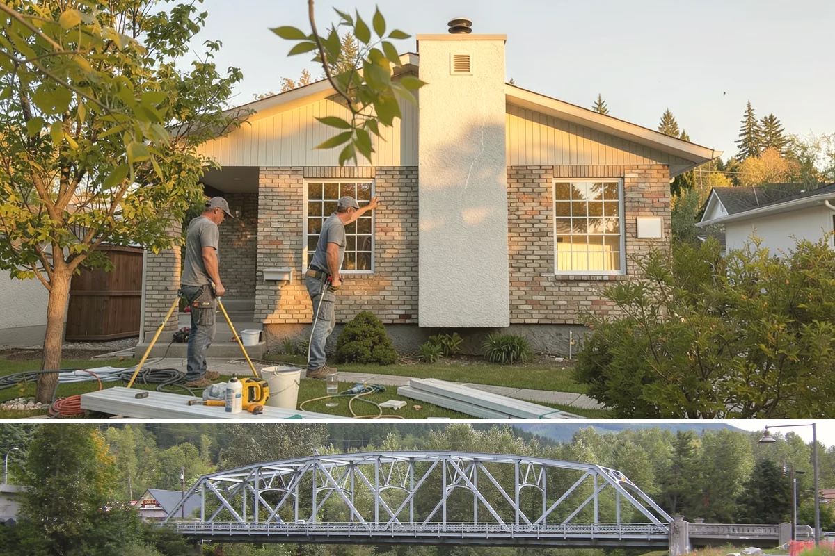 Garage Apartment Construction in Skykomish, King County, WA - We prioritize framing and roofing the two-level structure during summer to keep it weather-tight before fall.