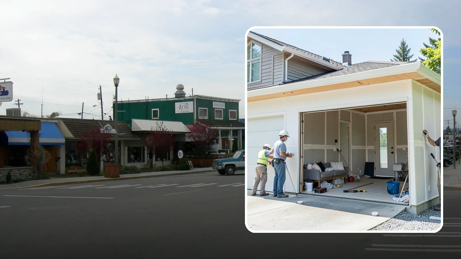 Garage Apartment Construction in Stanwood, Snohomish County, WA - A garage apartment adds a full living unit above or beside a garage for guests, family, or rental income.