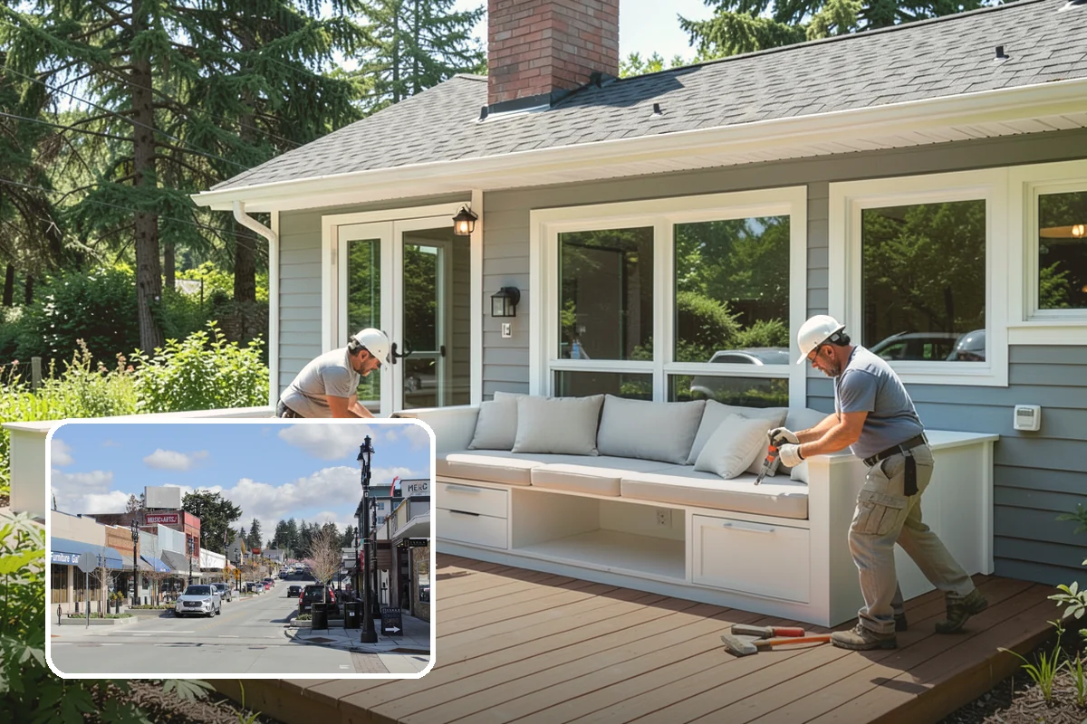 Garage Attic Storage in Bothell, King County, WA - Uses otherwise wasted overhead space