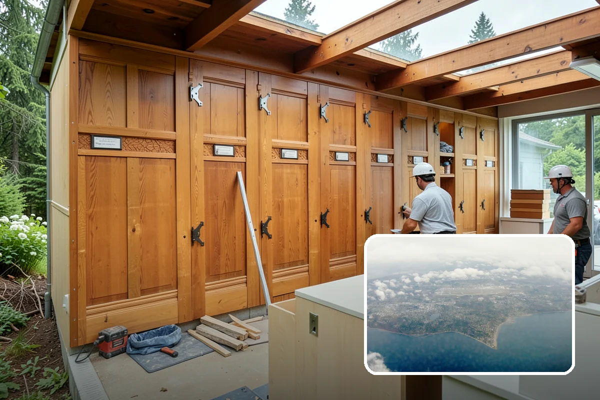 Garage Attic Storage in Burien, King County, WA - Uses otherwise wasted overhead space